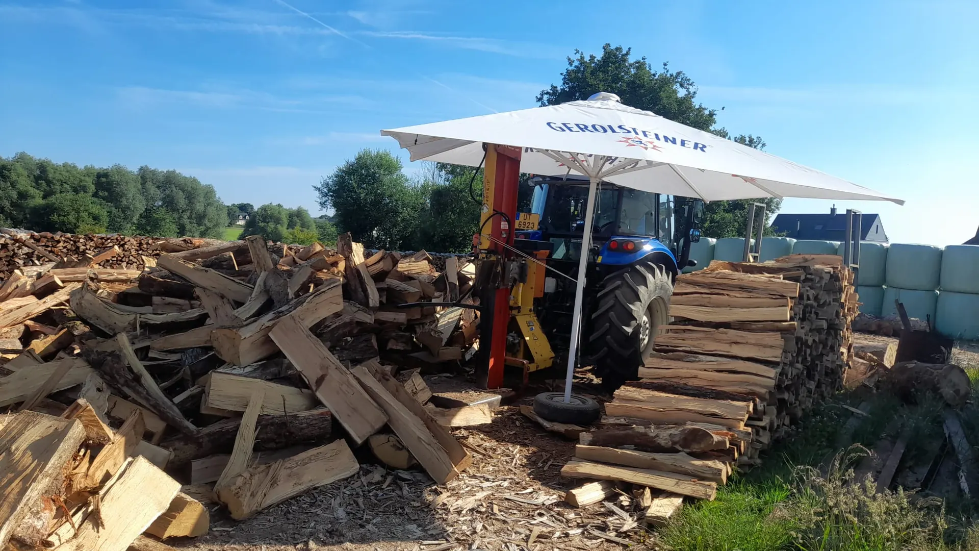 Exploitation forestière - abattage, élagage et bois de chauffage